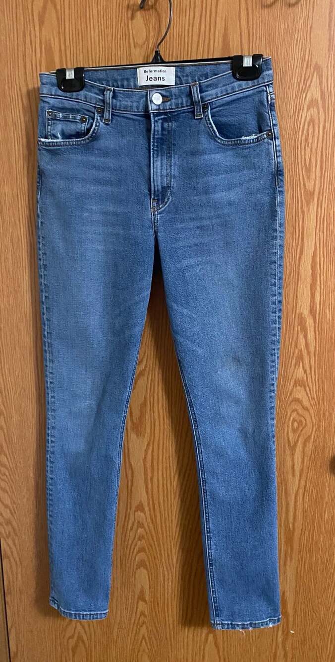 Reformation Jeans High Skinny Size 29 Blue Denim